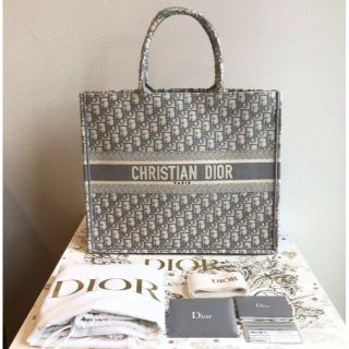 ディオール(Christian Dior) トートバッグ(レディース)(グレー/灰色系 ...