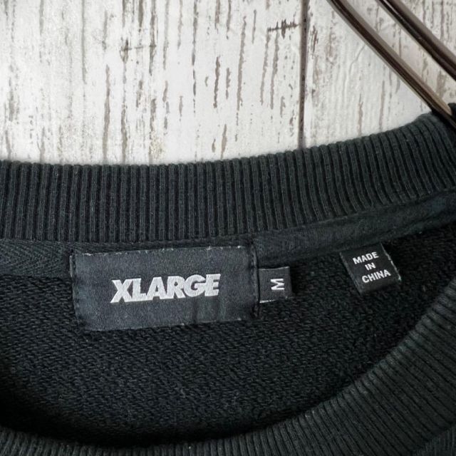 XLARGE   激レアエクストララージ アーチロゴ 黒 紫 白 M