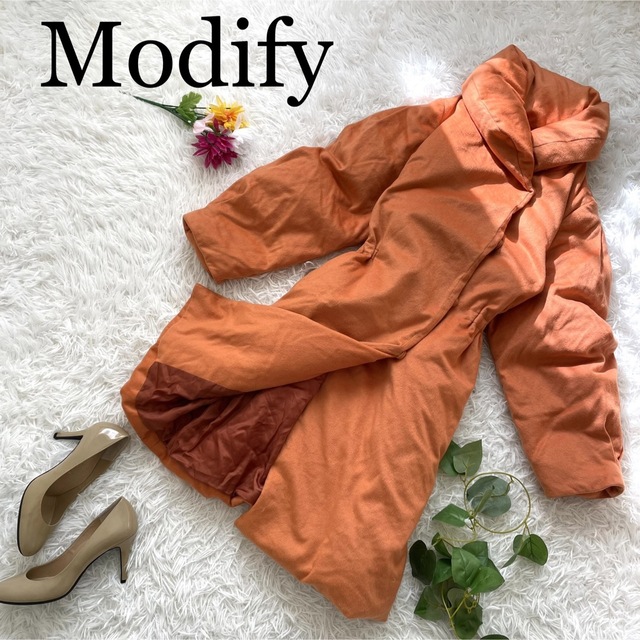 Modify(モディファイ)の専用           激レア♪modify モディファイ /カシミヤ100％ レディースのジャケット/アウター(ダウンコート)の商品写真