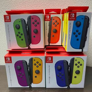 ニンテンドースイッチ(Nintendo Switch)の【新品17点セット】Nintendo Switchジョイコン(家庭用ゲーム機本体)