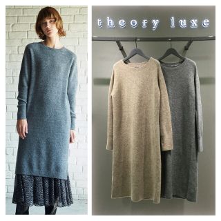 美品☆セオリーリュクス ウール カシミヤ ニットワンピース www.lram