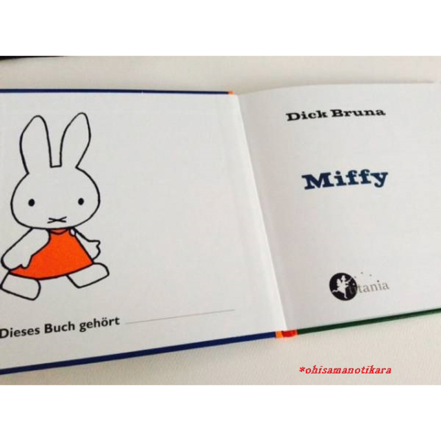 miffy(ミッフィー)の【絵本・洋書】ドイツ語Miffy/ちいさなうさこちゃん/ブルーナミッフィー エンタメ/ホビーの本(洋書)の商品写真