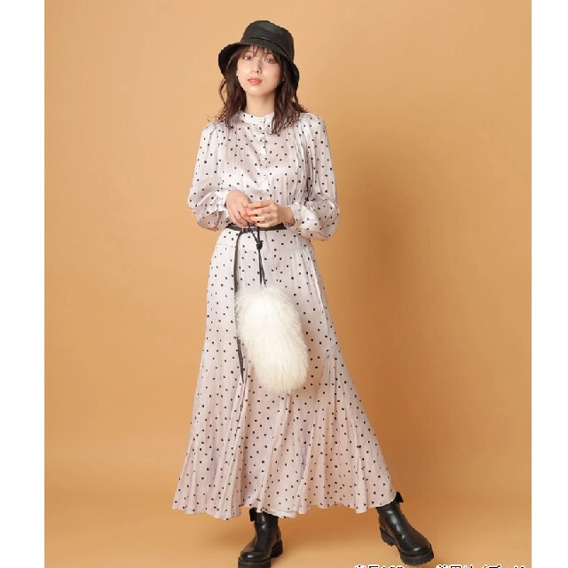 マイストラーダ 新宿ルミネ限定 マチフレアドットロングワンピース S