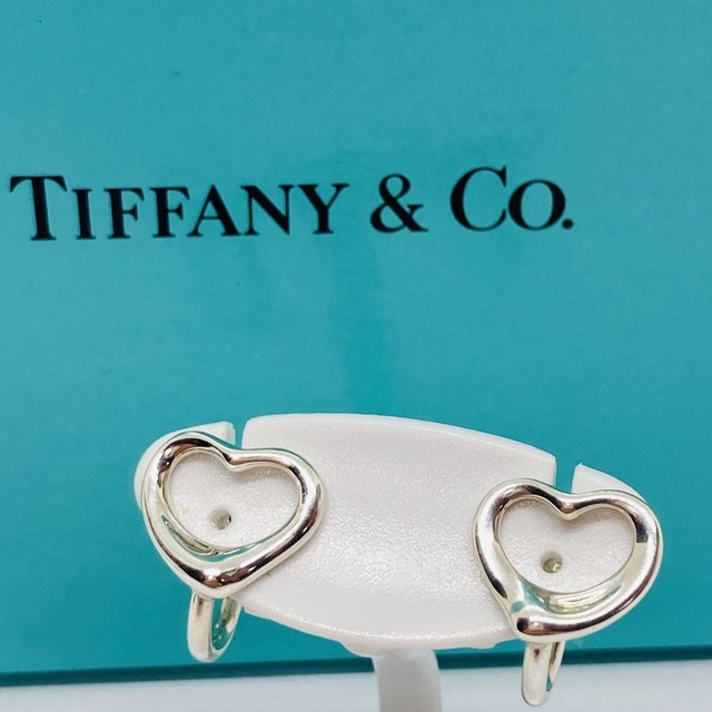 Tiffany & Co.(ティファニー)の美品 TIFFANY&Co. ティファニー シルバー オープンハート イヤリング レディースのアクセサリー(イヤリング)の商品写真