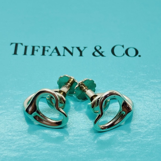 Tiffany & Co.(ティファニー)の美品 TIFFANY&Co. ティファニー シルバー オープンハート イヤリング レディースのアクセサリー(イヤリング)の商品写真