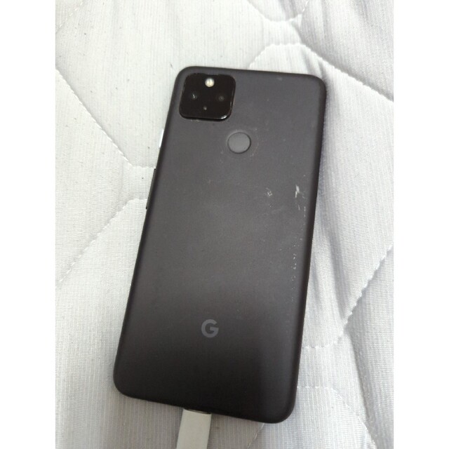 美品 Google Pixel 4a5g 128GB Just Blackスマートフォン本体