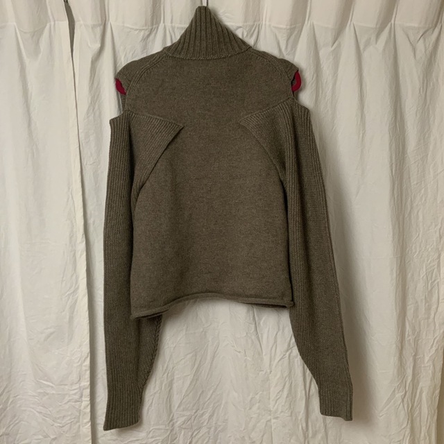 TODAYFUL(トゥデイフル)のTODAYFUL Layered Sleeve Knit グレージュ FREE レディースのトップス(ニット/セーター)の商品写真