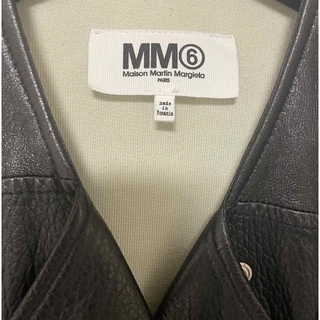 Maison Martin Margiela - MM6 レザー ライダース ショート ジャケット