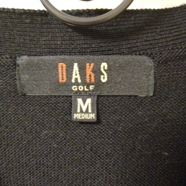 DAKS(ダックス)のDAKS　GOLF　ダックスゴルフ　ベスト　黒色　ブラック メンズのトップス(ベスト)の商品写真