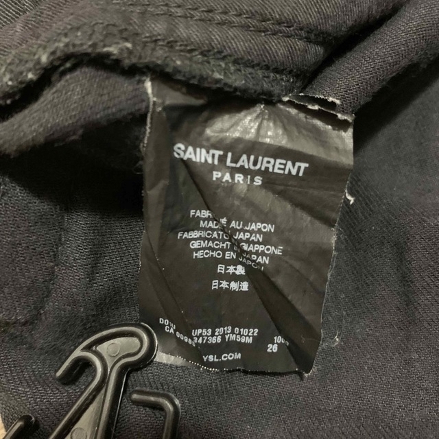 Saint Laurent(サンローラン)の【エディ期】SAINT LAURENT ブラックスキニーパンツ　26 メンズのパンツ(デニム/ジーンズ)の商品写真