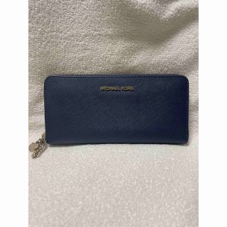 マイケルコース(Michael Kors)のマイケルコース　MICHAELKORS 長財布　ネイビー(財布)