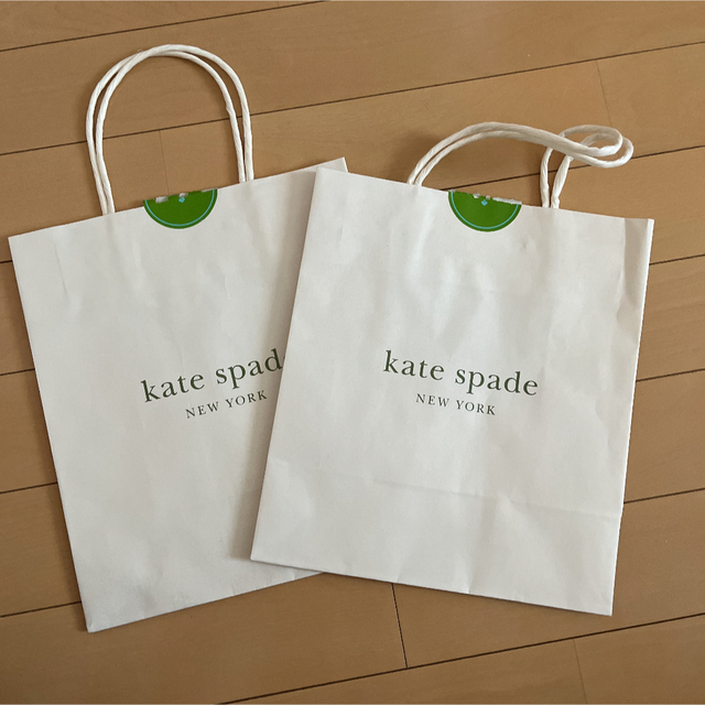 kate spade new york(ケイトスペードニューヨーク)のケイトスペード  ショップ袋2枚 レディースのバッグ(ショップ袋)の商品写真