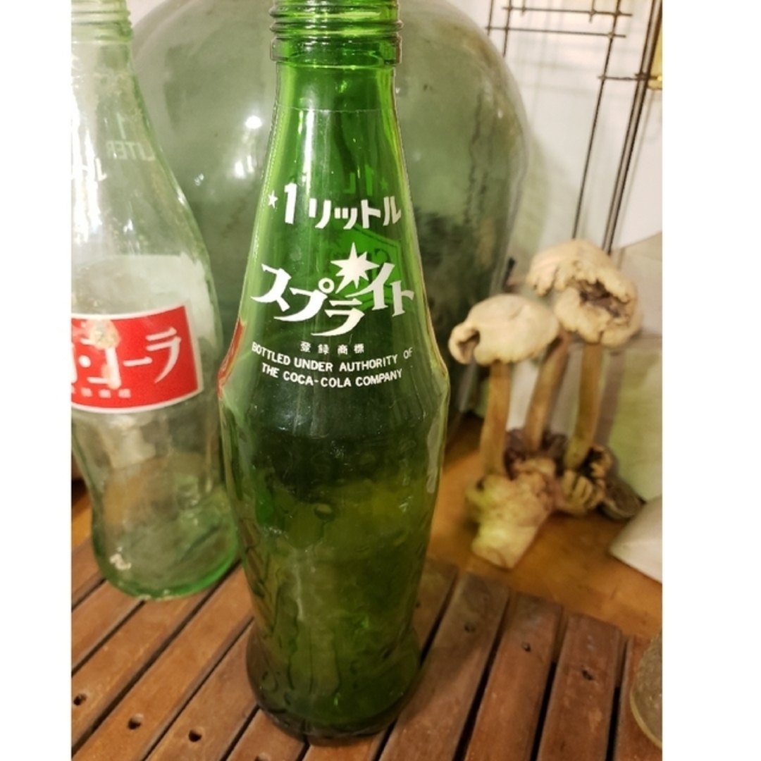 コカ・コーラ スプライト ビン ade グラス 空き瓶 レトロ 昭和 コカ・コーラ スプライト ビン ade グラス 空き瓶 レトロ 昭和