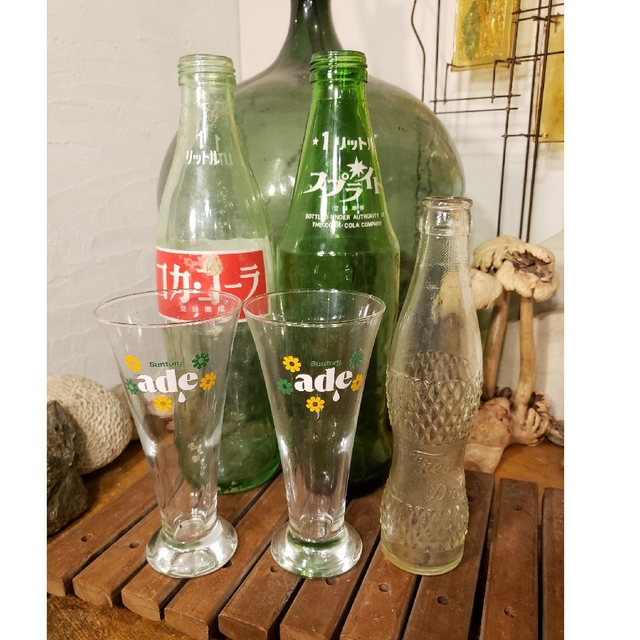 コカコーラ 1ℓ 空瓶 昭和レトロ