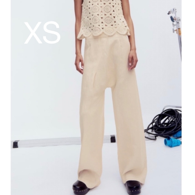 ZARA 未使用 パンツ XS タグ付き サルエル風