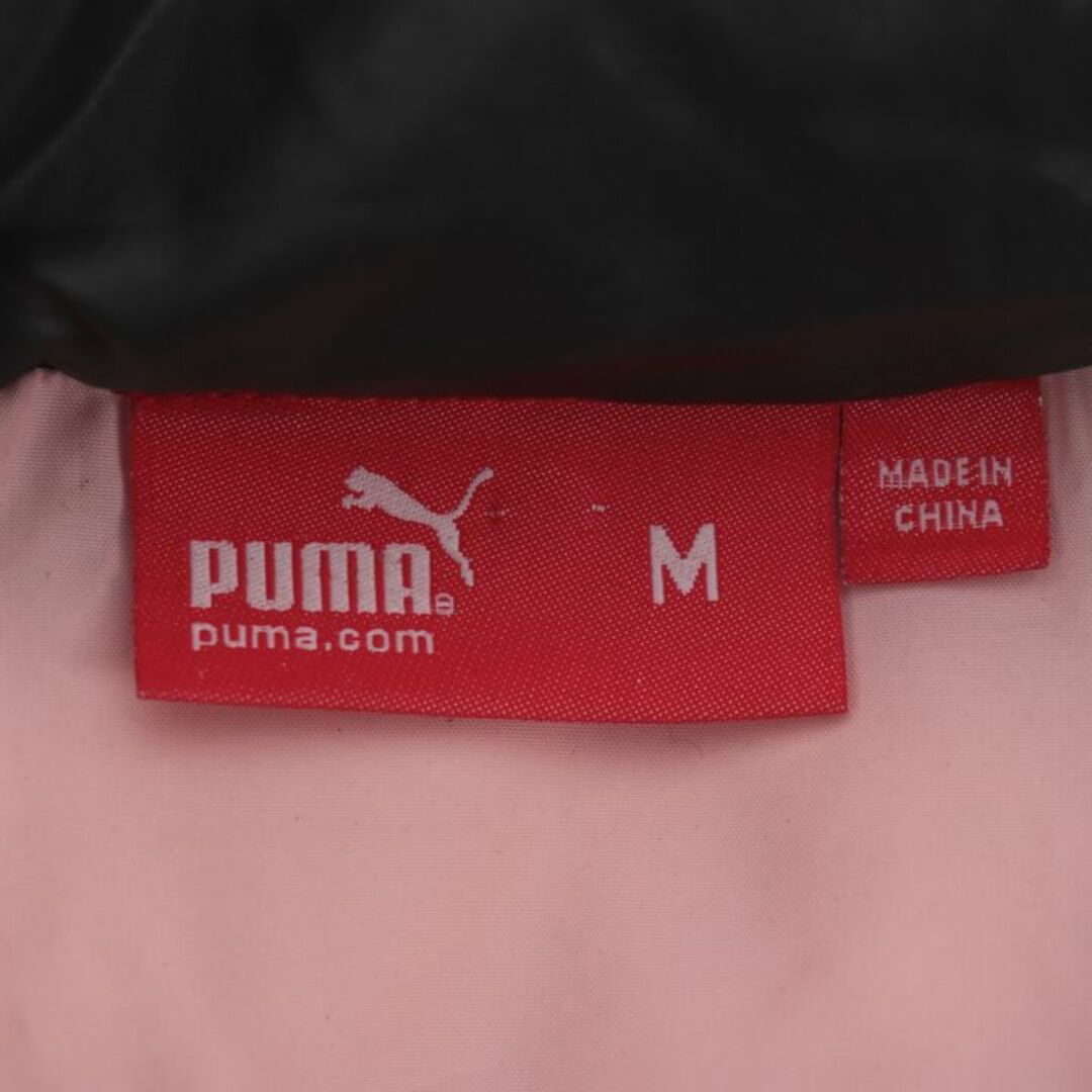 PUMA(プーマ)のプーマ 中綿ブルゾン ジップアップ ハイネック ワンポイントロゴ ジャケット アウター ジャンパー レディース Mサイズ グレー PUMA レディースのジャケット/アウター(ブルゾン)の商品写真