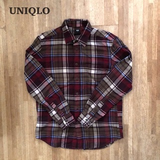 ユニクロ(UNIQLO)のチェックシャツ メンズ ネルシャツ ユニクロ UNIQLO(シャツ)