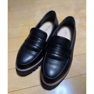 マシュガール　masyugirl 25.0cm 4E ローファー　ブラック　黒(ローファー/革靴)