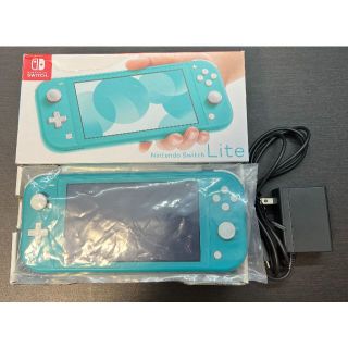 (346) 整備済み Switch Lite ターコイズ(携帯用ゲーム機本体)