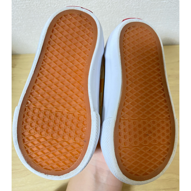 VANS(ヴァンズ)のVANSスニーカー　イエロー12.5センチ キッズ/ベビー/マタニティのベビー靴/シューズ(~14cm)(スニーカー)の商品写真