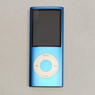 アップル(Apple)のiPod nano 第4世代 16GB ブルー(ポータブルプレーヤー)