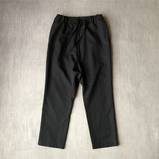 Ground Y グラウンド ワイ 21SS DEPTH SARROUEL SWEAT PANTS スウェットサルエルパンツ ブラック 1