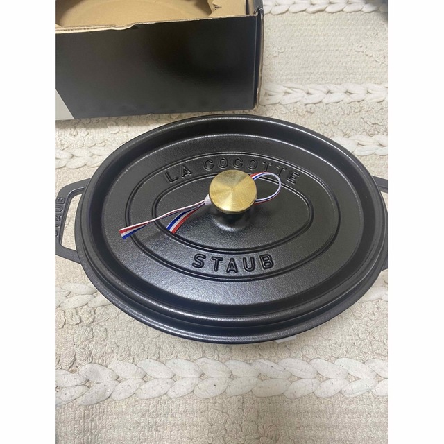 ストウブ staub ピコ・ココット オーバル 27cm 黒 減額 www.gold-and