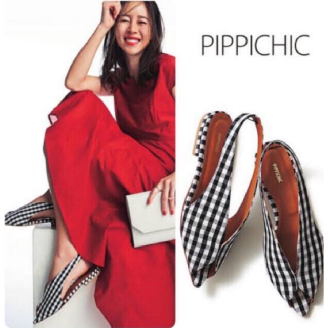 PIPPICHIC(ピッピシック)のpippichic ピッピシック サテンワンピースサンダル 36 レディースの靴/シューズ(サンダル)の商品写真