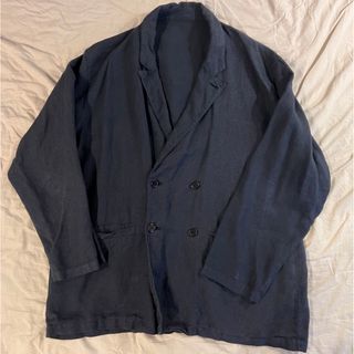 ネストローブ(nest Robe)の【あおい様専用】(CONFECT)起毛リネン ダブルブレストジャケット(テーラードジャケット)