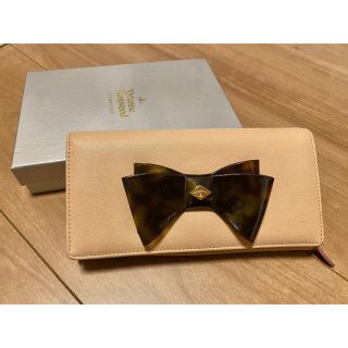 ヴィヴィアンウエストウッド(Vivienne Westwood)のヴィヴィアンウエストウッド長財布 正規品 ベージュ 箱付き(財布)