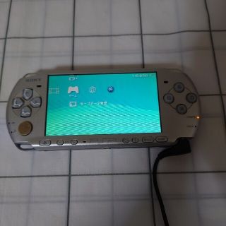 プレイステーションポータブル(PlayStation Portable)のSONY PlayStationPortable PSP-3000シルバー(携帯用ゲーム機本体)