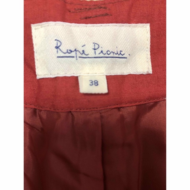 Rope' Picnic(ロペピクニック)の秋冬素材 ショートパンツ 赤 キュロット レディースのパンツ(ショートパンツ)の商品写真