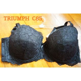 トリンプ(Triumph)のトリンプ　C85 　4/5カップブラ　ブラック　黒　大きいサイズ(ブラ)