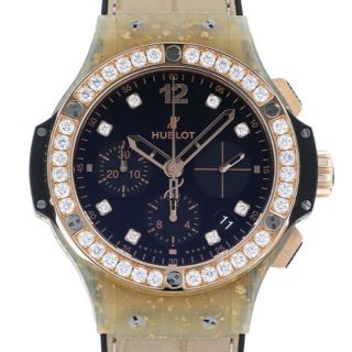 ウブロ(HUBLOT)の世界限定50本　ウブロ HUBLOT ビッグバン リネン ナチュラルゴールド(腕時計)