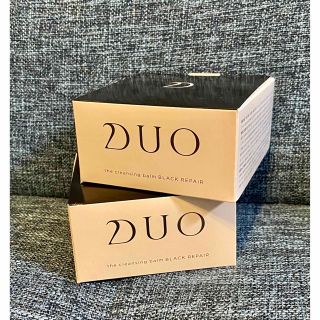 デュオ(DUO)の【新品未使用】DUO クレンジングバーム　ブラックリペア　2点セット(クレンジング/メイク落とし)