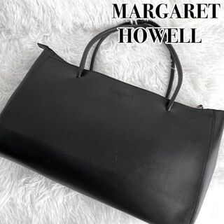 マーガレットハウエル(MARGARET HOWELL)の高級『MARGARET HOWELL』本革 ビジネスバッグ〔A4収納〕(トートバッグ)