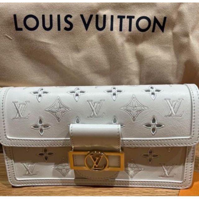 いラインアップ LOUIS ルイヴィトン ショルダー ホワイト✖️ゴールド