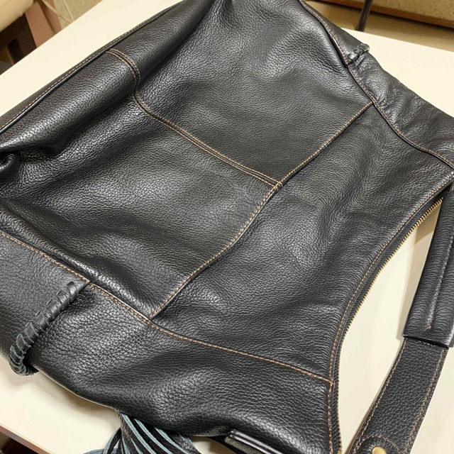 Carlos Falchiカルロスファルチ本革ハンドバッグ メンズのバッグ(その他)の商品写真