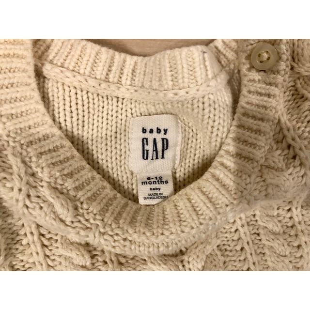 babyGAP(ベビーギャップ)のニットワンピース　 キッズ/ベビー/マタニティのベビー服(~85cm)(ワンピース)の商品写真