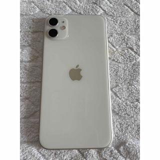 アイフォーン(iPhone)のiPhone11 本体のみ　64GB ホワイト　SIMフリー(スマートフォン本体)