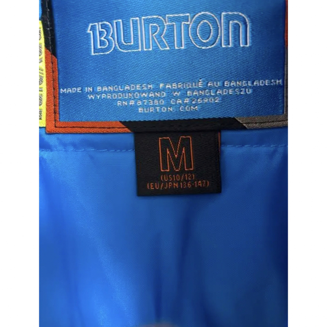 BURTON - 【140cm相当】新品同様 BURTON スノーボードウエア youth Mの