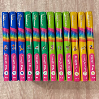 DWE ディズニー英語システム ストレートプレイ 最新版 全12巻　ブルーレイ