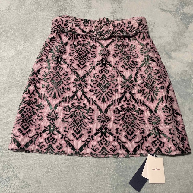 Lily Brown(リリーブラウン)の新品未使用♡リリーブラウン♡ジャガード♡スカート♡ぴんく♡冬用♡ レディースのスカート(ひざ丈スカート)の商品写真