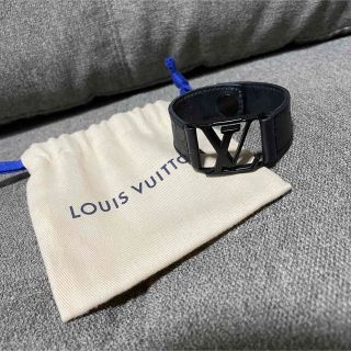 ルイヴィトン(LOUIS VUITTON)のM6547E モノグラム・シャドウ マットブラック ブラスレ・ホッケンハイム (ブレスレット)