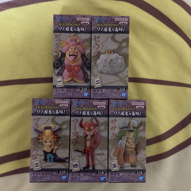 【最新作】ONE PIECE -ワーコレ　ワノ国鬼ヶ島編一ノ巻　全5種セット