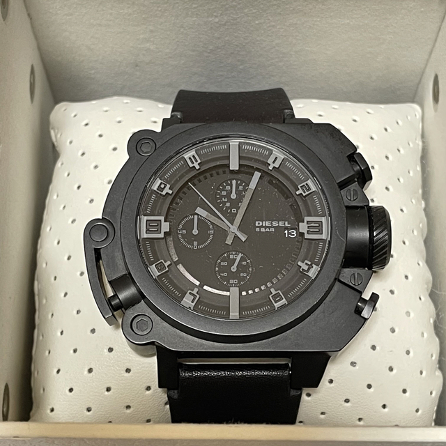 DIESEL(ディーゼル)の【SAKURA様 ご専用】DIESEL 腕時計 生産終了モデル 黒 クロノグラフ メンズの時計(腕時計(アナログ))の商品写真