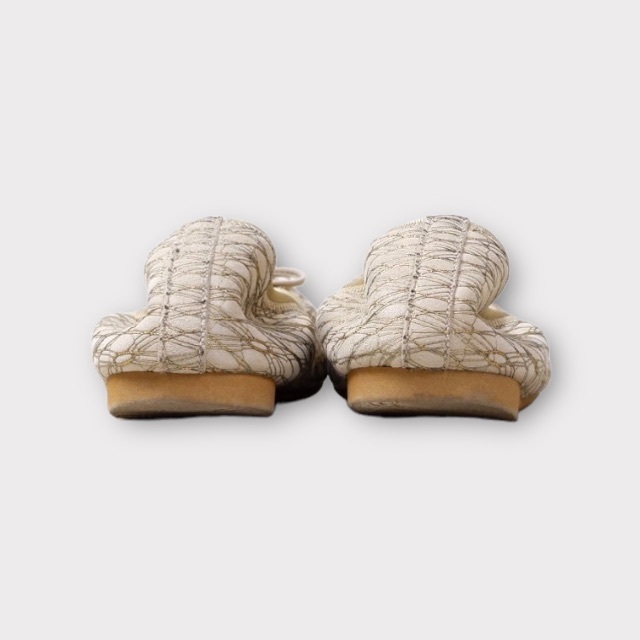 kurun【Mathilde PremiumLaceSuede cream】 レディースの靴/シューズ(バレエシューズ)の商品写真