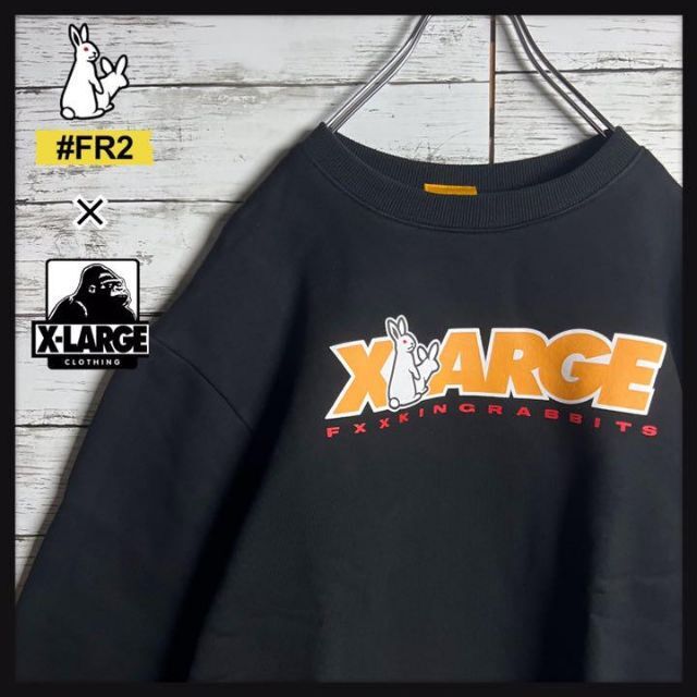 【話題のコラボ】FR2×XLARGE スウェット トレーナー 希少最高デザイン