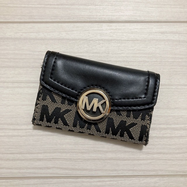 Michael Kors(マイケルコース)のマイケルコース レディース メンズ 6連 キーケース キャンバス レザー レディースのファッション小物(キーケース)の商品写真