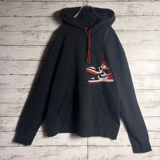 NIKE - 【超激レア】ナイキ ジョーダン☆刺繍ビッグロゴ入りパーカー